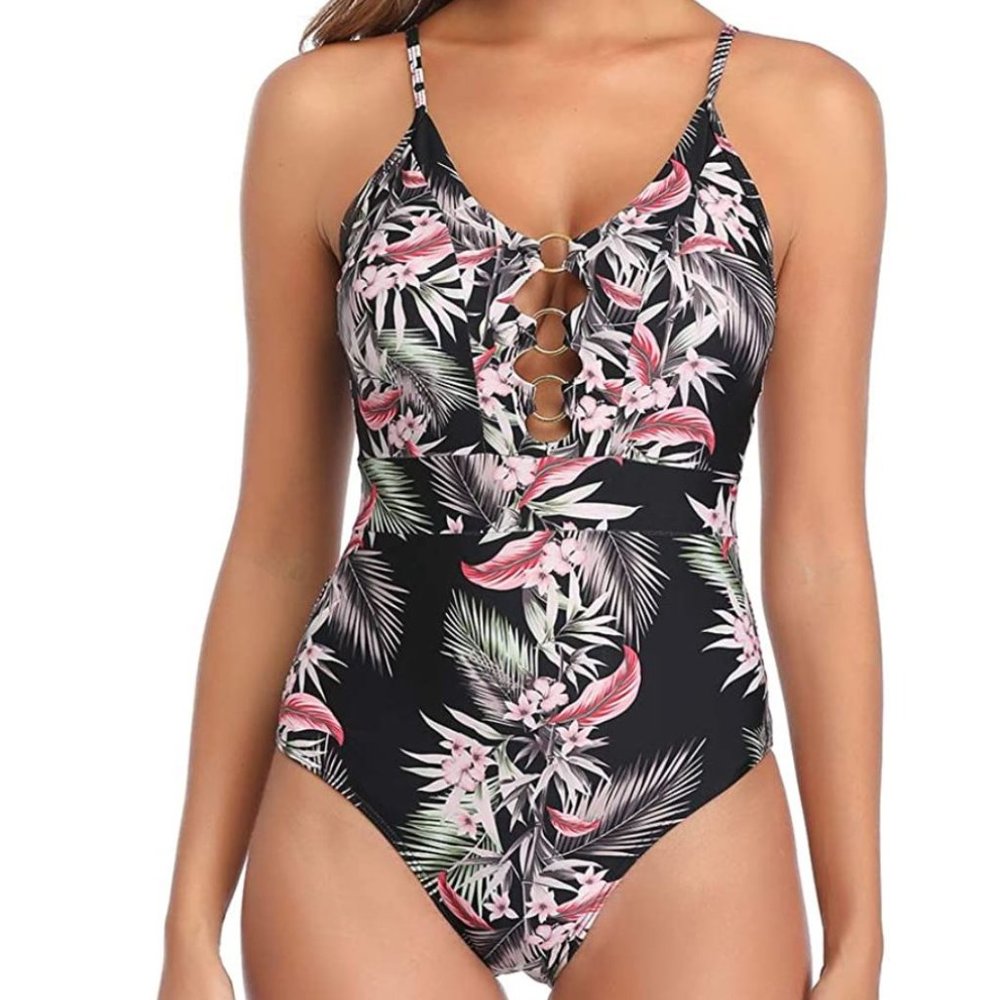SHERRYLO One Piece Bathing Suit for Women Sexy Womens Swimsuit Size M